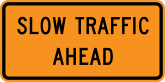 Slow Traffic Ahead Sticker