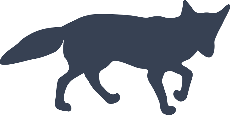 Sly Fox Walking Sticker