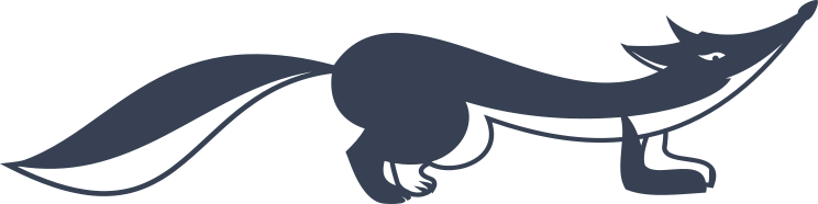 Sly Little Fox Sticker