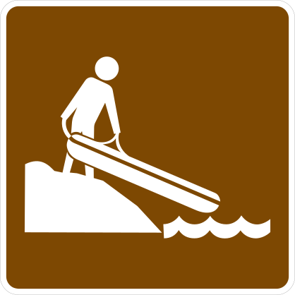 Small Boat Ramp Sticker