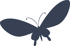 Small Butterfly Big Wings Sticker