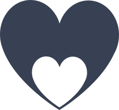 Small Cut Out Heart Sticker