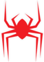 Small Red Spider Sticker