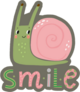 Smile Snail Sticker