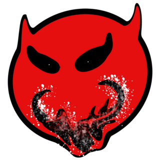 Smiley Devil Sticker