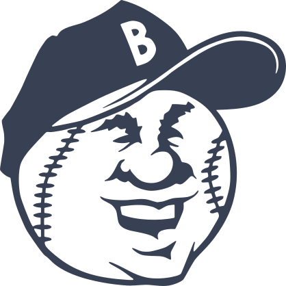 Smiling Baseball Softball With A Hat Sticker