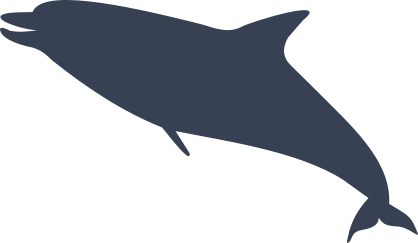 Smiling Dolphin Sticker