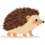 Smiling Hedgehog Sticker