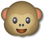 Smiling Monkey Emoji Sticker