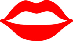 Smiling Mouth Lips Sticker
