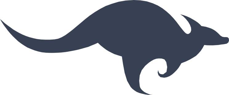 Smooth Kangaroo Sticker