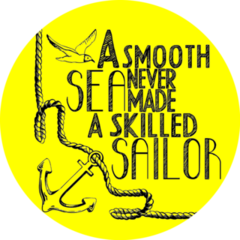 Smooth Sea Seagull Sticker