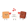 Smore Love Story Sticker