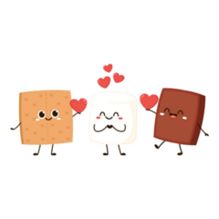 Smore Love Story Sticker