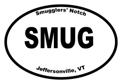 Smugglers Notch Oval Sticker
