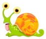 Snail Cartoon Sticker