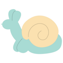 Snail Made Of Balloon Sticker