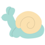 Snail Made Of Balloon Sticker