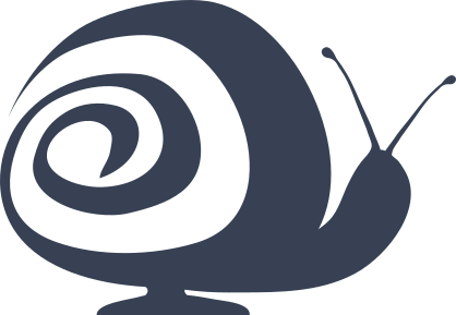 Snail With A Swirled Shell Sticker