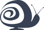 Snail With A Swirled Shell Sticker