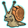 Snail With An Angry Face Sticker