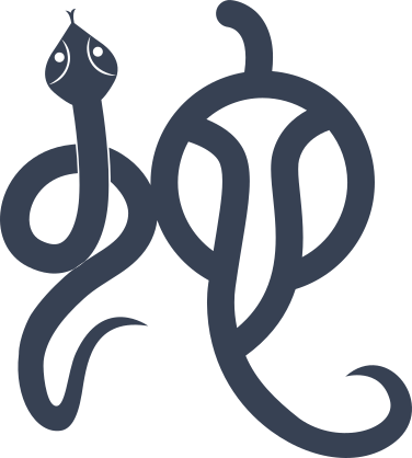 Snake And Symbol Sticker
