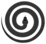 Snake Curled Into A Spiral Shape Sticker