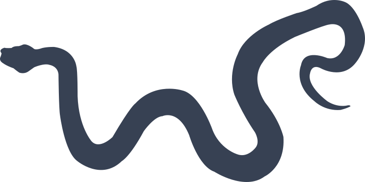 Snake Slithering Sticker