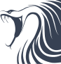 Snake With Square Background Sticker