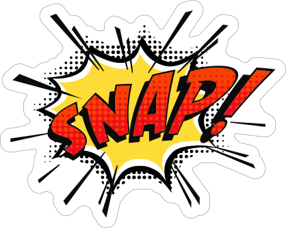Snap Comic Sticker