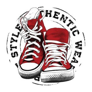 Sneakers Illustration Sticker