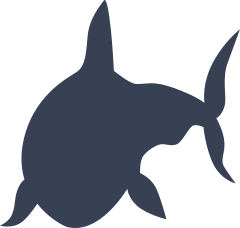 Sneaky Shark Sticker