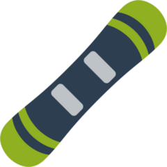 Snow Board Flat Icon Sticker