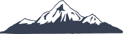 Snow Covered Mountains Sticker