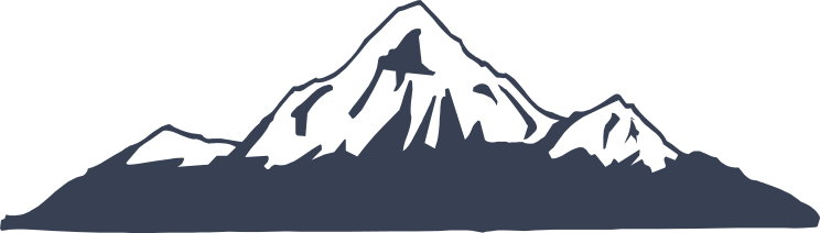 Snow Covered Mountains Sticker