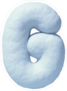 Snow Font Letter G Sticker