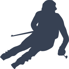 Snow Skier Skiing Sticker