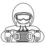 Snowboard Equipment Design Sticker