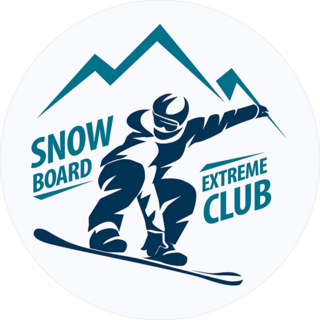 Snowboard Extreme Club Sticker