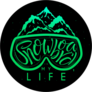 Snowboard Is My Life Lettering Sticker