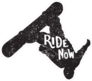 Snowboarding Ride Now Quote Sticker