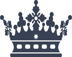 Snowflake Crown Sticker