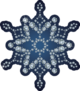 Snowflake Made From Diamonds Sticker