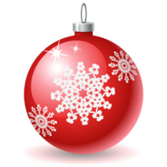 Snowflake Ornament Sticker