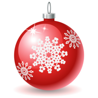 Snowflake Ornament Sticker