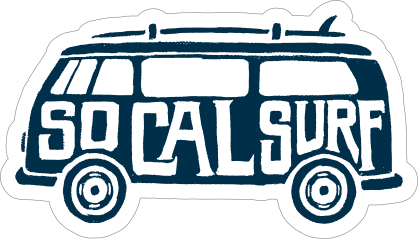 SO Cal Surf Surfing Sticker