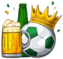 Soccer and Beer Sticker