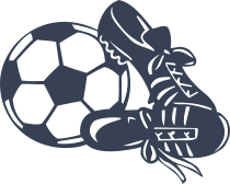 Soccer Ball And Shoes Sticker