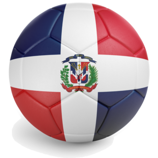 Soccer Ball Dominican Republic Sticker