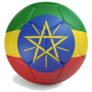 Soccer Ball Ethiopia Sticker